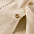 thumbnail image 4 of pstuiky camisas de manga larga para hombre, Camiseta de manga larga con botones y cuello vuelto de color liso para hombre Tops de hombre xxxxxl, 4 of 9