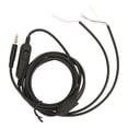 thumbnail image 2 of Headset Repair Cable, Stable Signal Pressure  Tensile Replacement Headphone Cable OFC Core 6.5ft  For Gaming Headset, 2 of 8