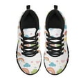 thumbnail image 2 of Psesaysky Adult Running Shoes Lightweight Breathable Walking Sneakers Print Tennis Shoes Cute Rainbow and Clouds Gifts for Women, 2 of 7