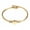Gold, variant on Stainless Steel Cable Cuff Bracelet for Women Polished Heart Center Open Bangle Titanium Steel Wire Wrap Wristband Minimalist Gift for Her Gold