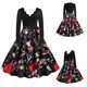 thumbnail image 3 of Vestidos para mujer Vestidos de otoño Cuello en V Manga larga Vestido de fiesta de Navidad Vestido vintage para mujer Odeerbi  ODB-5, 3 of 8