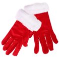 thumbnail image 3 of 1 par de guantes rojos navideños Guantes de Papá Noel Guantes cortos Guantes decorativos, 3 of 5