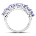 thumbnail image 2 of 1.68 Carat Genuine Tanzanite and White Topaz .925 Sterling Silver Ring QJ Model, 2 of 3