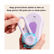 thumbnail image 3 of "3 In 1 Depilación Cepillo De Vapor Para Gato Perro Mascota Belug, Violeta ", 3 of 5