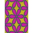 thumbnail image 1 of Ahgly Company Machine Washable Indoor Rectangle Transitional Dark Violet Purple Area Rugs, 5' x 7', 1 of 7