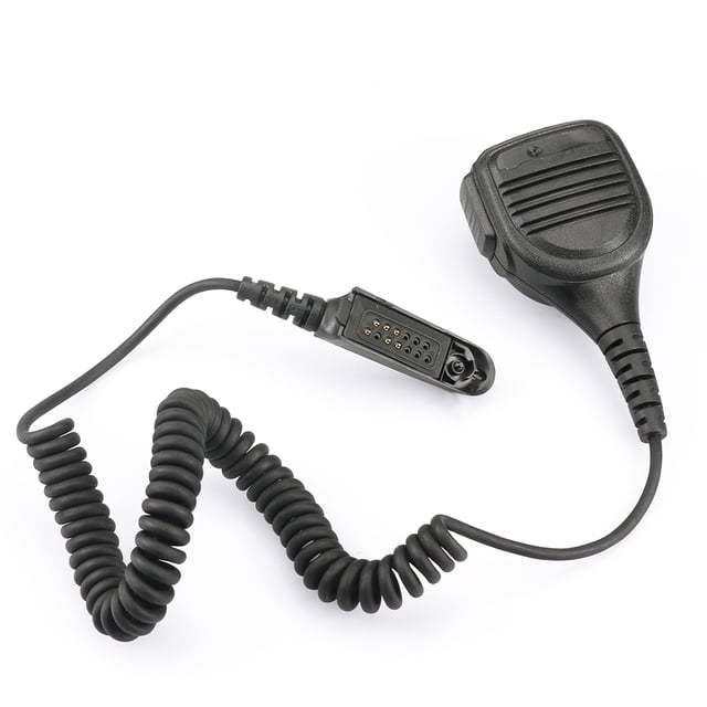 Micrófono de altavoz resistente al agua PTT para Motorola Walkie Talkie GP328 Radio bidireccional PRO5150 GP338 PG380 GP680 HT750 GP340 Eigraketly TX0587-00B