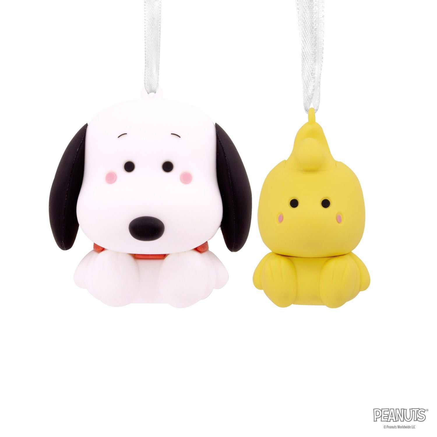 Hallmark Christmas Ornaments (Better Together Peanuts Snoopy and Woodstock Magnetic), Set of 2