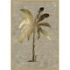 Somerset House Publishing 2262 Feuille d'Or Palmier Tropical II sur Lichen Lavis&44; Encadré Texturé Tirage d'Art – image 1 sur 1
