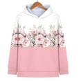 thumbnail image 4 of Bovemsi Sweatshirt for Women Retro Fashion Print Loose Large Sized Casual Long Sleeved Hoodie Comfort Hoodie, 4 of 9