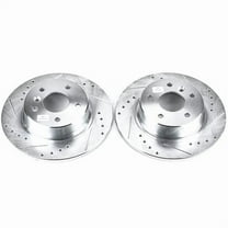 Power Stop EBR485XPR Evolution Drilled & Slotted Rotors -Rear