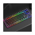 thumbnail image 4 of 87 Keys K16 Keyboard Wired Waterproof Backlit RGB Color Mechanical Keyboard Computer Accessory for Notebook - White, 4 of 5