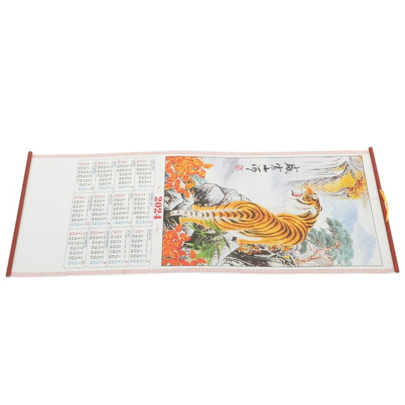 LEORX Year of The Dragon 2024 Wall Calendar with Tearable Monthly Lunar Dates