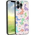 thumbnail image 1 of Compatible with iPhone 13 Pro Max Phone Case, Cute-Dinosaur-T-Rex-Dino50 Case Men Women, Flexible Silicone Shockproof Case for iPhone 13 Pro Max, 1 of 1