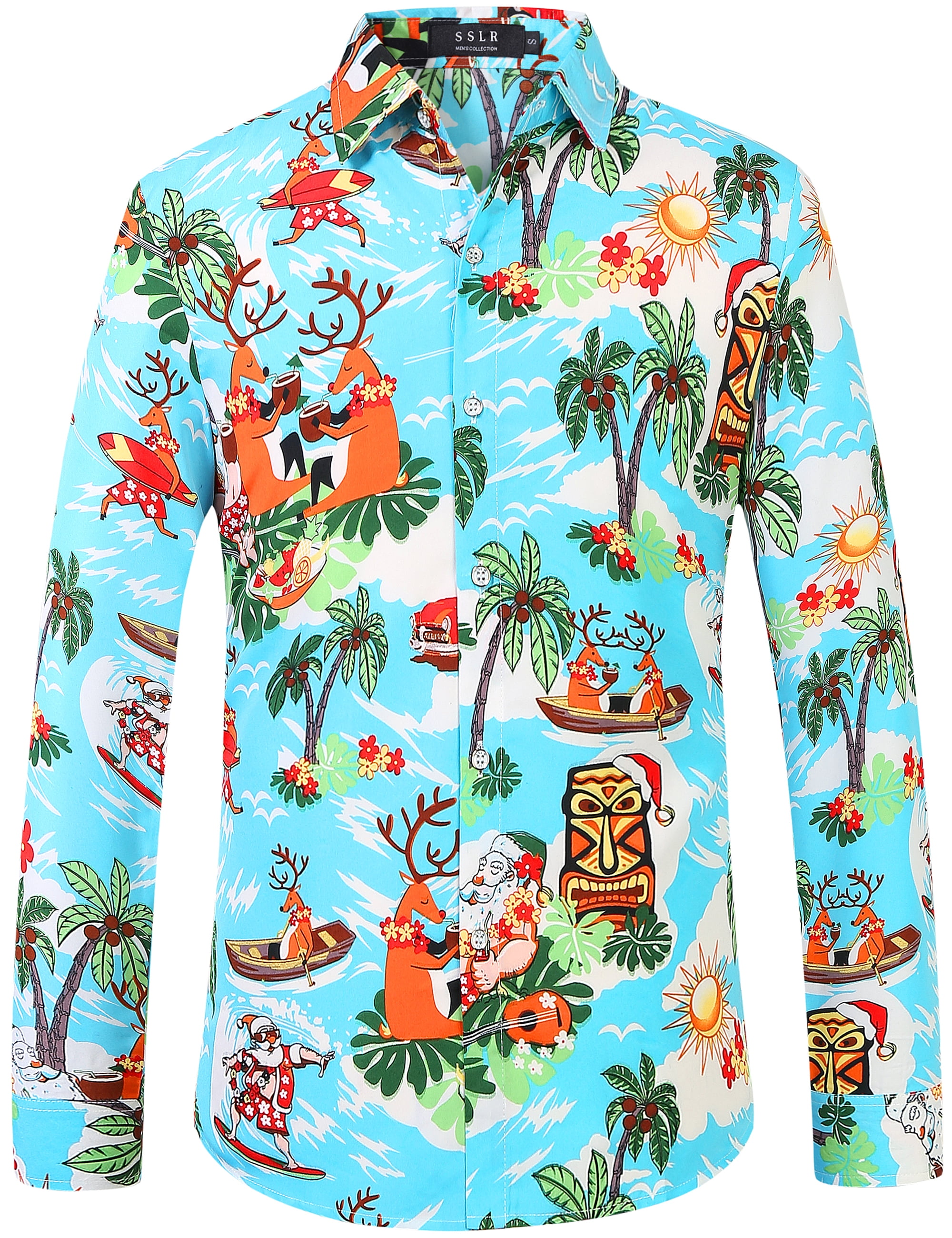 Tonga Christmas Long Sleeve Shirt Cool Santa Claus LT6