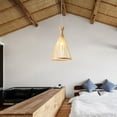 thumbnail image 4 of meriglare Retro Pendant Light Corridor Wove Lantern Single Lamp Ceiling Light S 21x38CM, 4 of 8