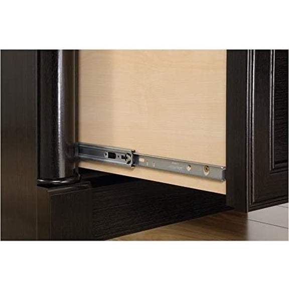 Pemberly Row Contemporary Wood L-Shaped Computer Desk in Wind Oak