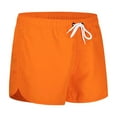 thumbnail image 5 of Razzly Men's Casual Shorts For Everyday Wear Straight Cut Lightweight And Comfortable Design For Spring Summer And Fall Glitter Shorts for Men Basketball 4 1 Fuzzy Gymnastics Shorts Men(Orange,S), 5 of 5