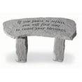 thumbnail image 1 of Kay Berry- Inc. 36320 If You Pause To Reflect - Memorial Bench - 29 Inches x 12 Inches x 14.5 Inches, 1 of 2