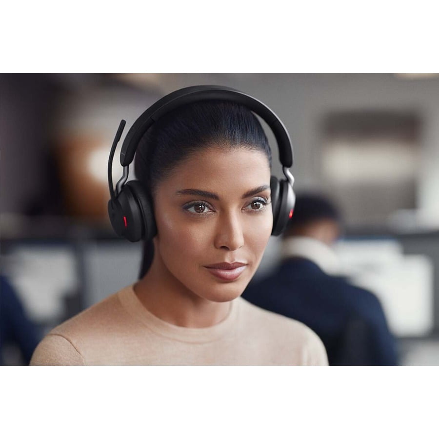 Jabra Evolve2 65 MS Stereo Wireless Headset, Black Jabra Evolve2 65 MS Stereo Wireless Headset, Black