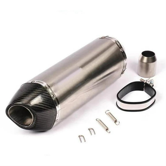51mm Motorcycle Exhaust Muffler Carbon Fiber Silencer Exhaust Pipe For Yamaha R3 R6 MT07 Z900 Z400 RC390 ER6N