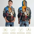thumbnail image 6 of Demon Slayer Unisex Sweatshirts Loose Pullover Sweater Hooded Hoodie 3D Printing Jacket Winter Fall Clothes XL, 6 of 7
