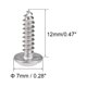 thumbnail image 3 of Tornillos autorroscantes Phillips de 3x12mm con cabeza plana y arandela, sujetadores de acero inoxidable 304, 50 piezas, 3 of 3