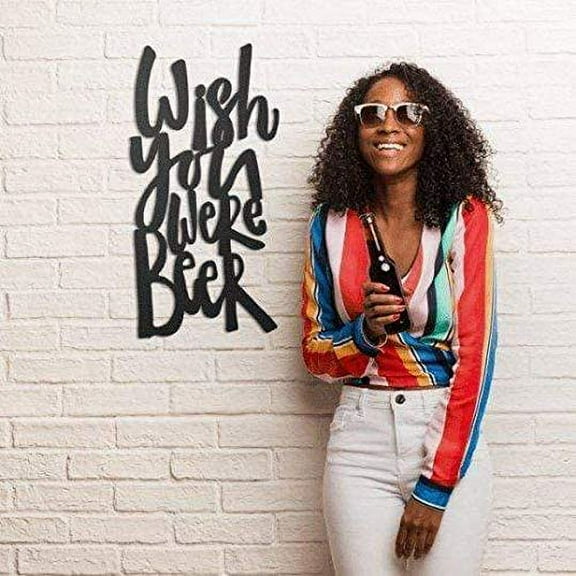 Wish You Were Beer - Metal Wall Art