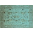 thumbnail image 1 of Ahgly Company Indoor Rectangle Oriental Light Blue Industrial Area Rugs, 7' x 10', 1 of 4