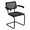 All-Black, variant on Breuer Chair Company Marcel Breuer B64 Cesca Cane Cantilever Armchair Arm Chair w/ Black Steel Frame Walnut Wood & Natural Cane (Made in Italy) by Furnish Theory