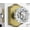 Oil brown, variant on Glass Door Knobs, Polished Chrome Crystal Door Knobs Interior with Lock, Modern Glass Bedroom Bathroom Interior Doorknobs, Crystal Privacy Door Knob
