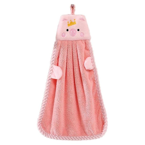 Hand Towel for Kitchen Bathroom Coral Velvet Microfiber Quick Dry Absorbent Cleaning Cloths Home Bath Terry Towels-
