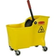 thumbnail image 3 of Rubbermaid Commercial 31 Quart Mop Bucket Combination - 31 quart - Wringer - 32.3" x 22.6" x 13.3" - Yellow - 1 Each, 3 of 4