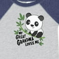 thumbnail image 4 of Inktastic My Great Grandma Loves Me Cute Panda Boys or Girls Baby Bodysuit, 4 of 5