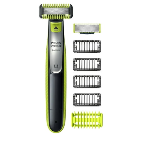 Philips Norelco Oneblade Face + Body Hybrid Electric Trimmer and Shaver, QP2630/70