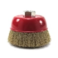 thumbnail image 2 of Fine Crimped Wire Cup Wheel Brush, 4x5/8 inch Metal, 1 Piece, 2 of 6
