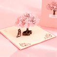 thumbnail image 2 of Pop Up Wedding Anniversary Card, 3D Cherry Blossom Tree, Romantic Birthday Valentines Gift for Her, Wife, Husband, Him, Couple, 6x8 inch, 2 of 4