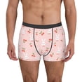 thumbnail image 2 of Goofa Rabbit And Cherry Printed Men's Boxer Briefs Underwear, Moisture-Wicking Underwear, Trunk,Soft and Breathable Cotton Underwear-X-Large, 2 of 9