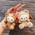 thumbnail image 3 of Sanrio juguetes de peluche lindo Hello Kitty Kuromi Plushie Sanrio llavero animales de peluche juguetes PP algodón regalos de muñecas para niña, 3 of 4