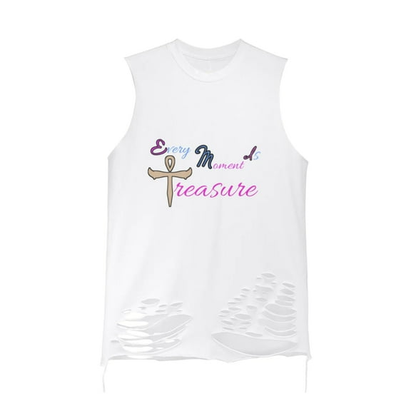 ORIGINALLY VINTAGE (180G Unisex Ripped Tank Top)