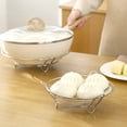 thumbnail image 4 of TIMIFIS Heat Pad Stainless Steel Steaming Rack Kitchen Steamed Vegetables Steamed Buns Bracket Household Pressure Cooker Rice Cooker Rack Tripod Kitchen Gadgets, 4 of 8