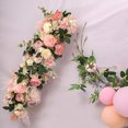 thumbnail image 3 of 50/100cm personalizado flor de la boda arreglo de pared suministros seda peonía flor artificial fila decoración romántica diyiron arco telón de fondo Zhivalor OTTO-HR-1046, 3 of 7