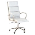 thumbnail image 1 of Pemberly Row Modern High Back Leather Executive Chair in White, 1 of 8
