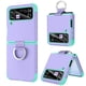 thumbnail image 1 of Funda para teléfono BENTOBEN para Samsung Galaxy Z Flip 4 5G, morado/menta, 1 of 7