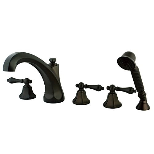 Kingston Brass Metropolitan Roman Tub Filler with Hand Shower