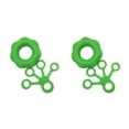 thumbnail image 4 of Electronicheart Entraîneur de Prise Main Anneau Doigt Étireur Force Grips Exercice Vert Foncé 2Set, 4 of 6