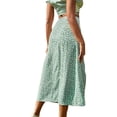 thumbnail image 3 of Sonducket Casual Long Split Swing Mujer Bohemian Estética Linda Playa Vacaciones Moda Verano Ropa Negro L Prendas para la parte inferior del cuerpo Verde L Sonducket AP010704-09, 3 of 6