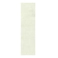 thumbnail image 2 of Elegant and Plush Hand-Woven Solid Shag Indoor High Traffic Hallway Runner Rug by Blue Nile Mills - 2.6' x 8', Ivory, 2 of 4