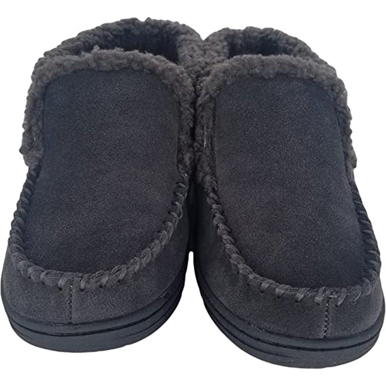 Clarks Grey Suede Leather Sherpa Lined Indoor Outdoor Ankle  display picture 1
