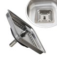 thumbnail image 4 of 1Pc Square Stainless Steel Kitchen Sink Strainer Drainer Post Stopper Waste Plug, 4 of 10