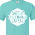 thumbnail image 4 of Inktastic Proud Firefighter Aunt Wht T-Shirt, 4 of 5